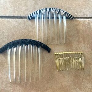 Hair combs 3 bundle